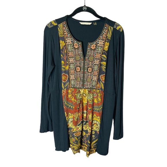 Soft Surroundings Tops - Soft Surroundings Embroidered Tunic Top S